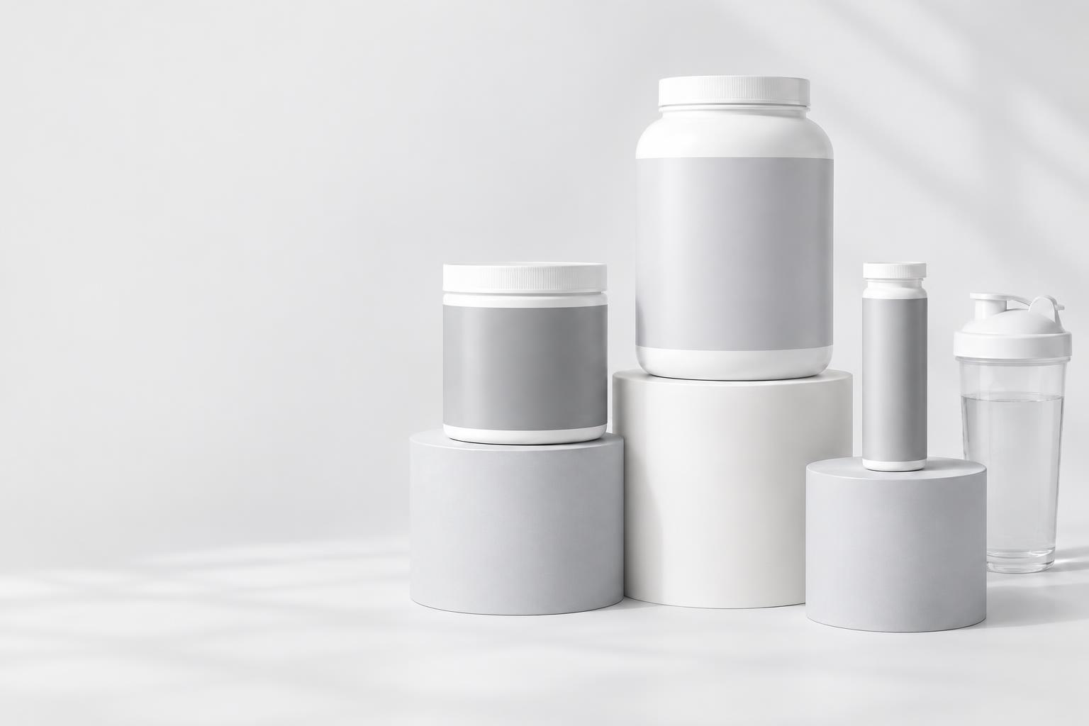 Protein, pre-workout and hydration products