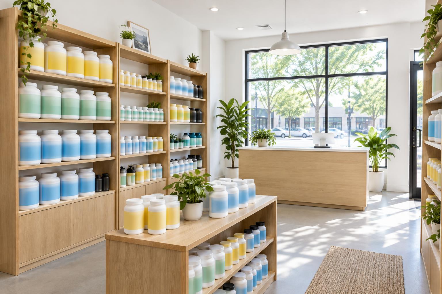 Inside the store