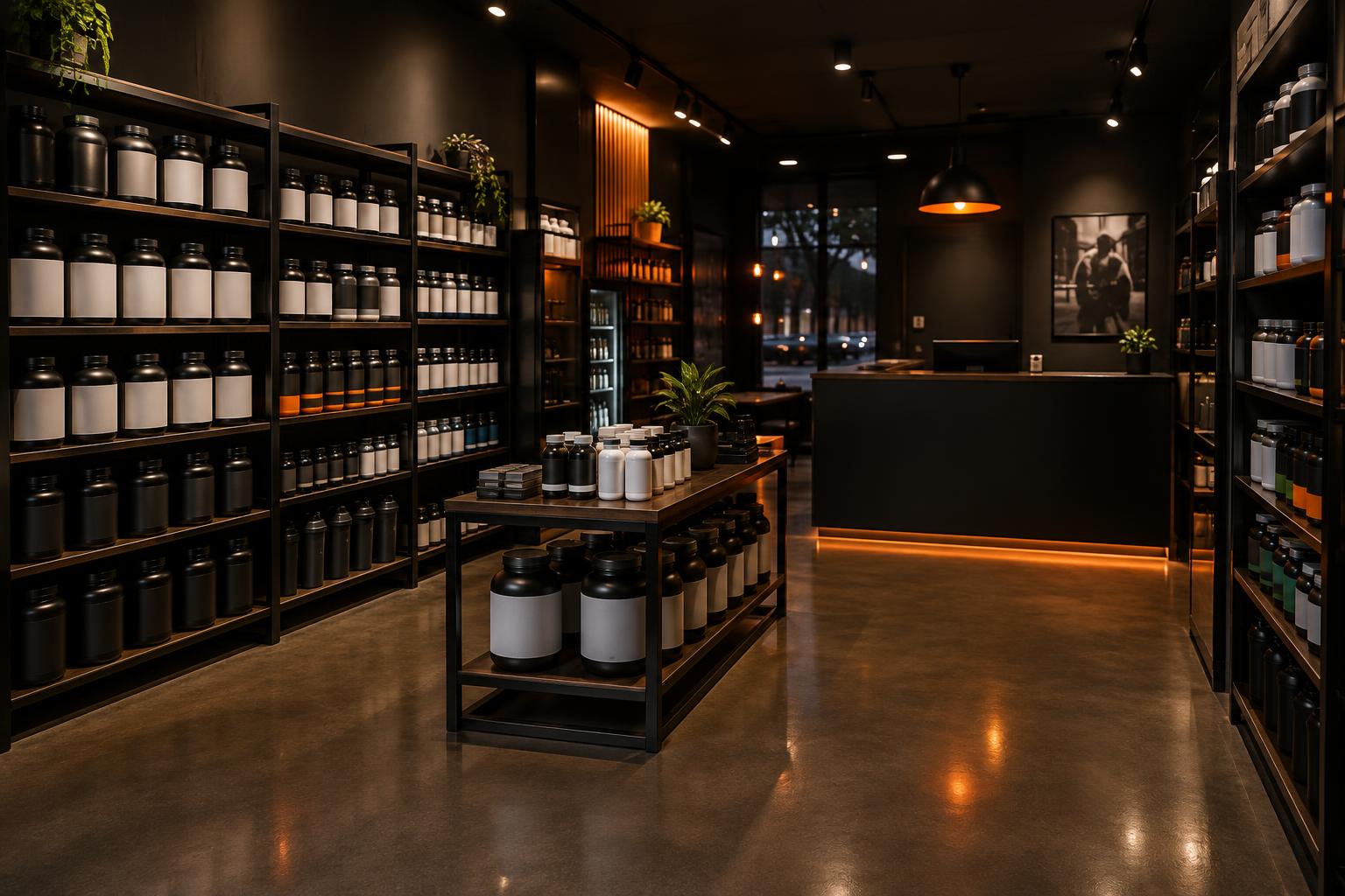 Inside the store